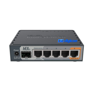 Router MikroTik RB760iGS (hEX S) 5x Gigabit, 1x SFP, chịu tải lên tới 100 user