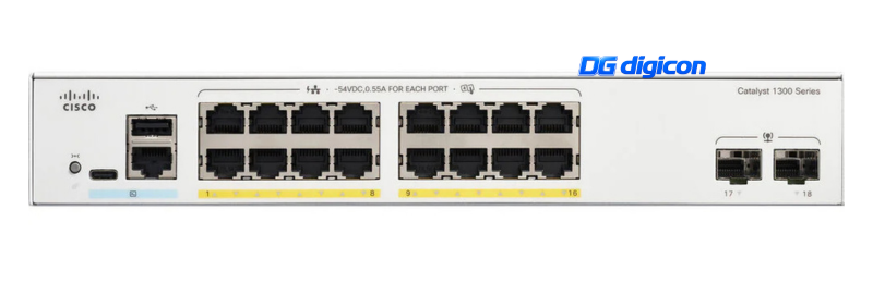 Tổng quan Switch Cisco C1300-16P-2G