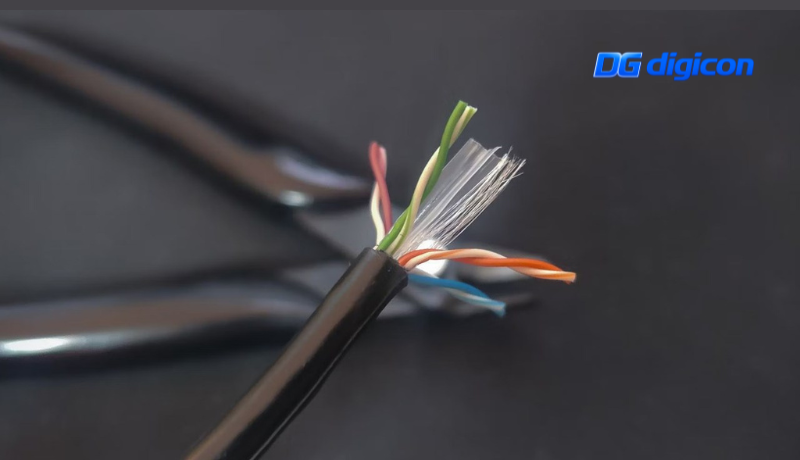 Cấu tạo của dây đầu nối RJ45